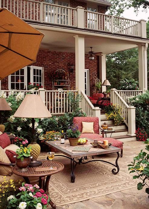 Romantická veranda a terasa - 