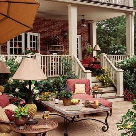 Romantická veranda a terasa