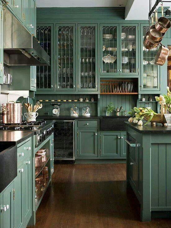 Zelenkavá kuchyň - 
