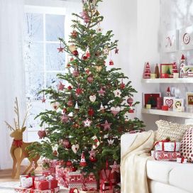 Vánoční stromeček s látkovými ozdobami BeataVankova 