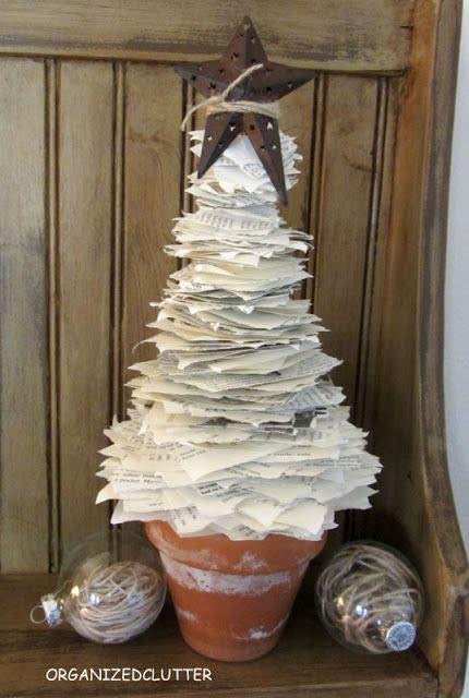Vánoční stromeček z papírů - 