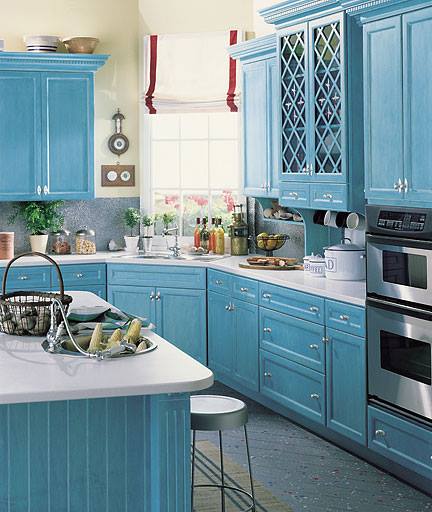 Modrá kuchyně - 
