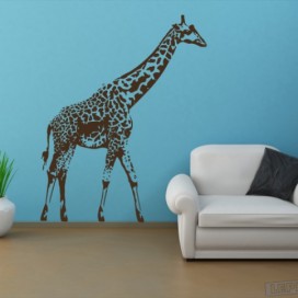 Žirafa masajská 115x150cm samolepka na zeď