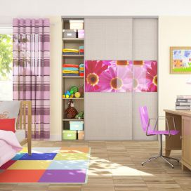 Dětský pokoj v růžové Komandor – výrobce vestavěných skříní a kvalitního nábytku na míru