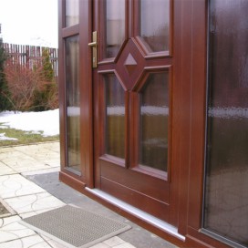 Dřevěné vchodové dveře VEKRA 