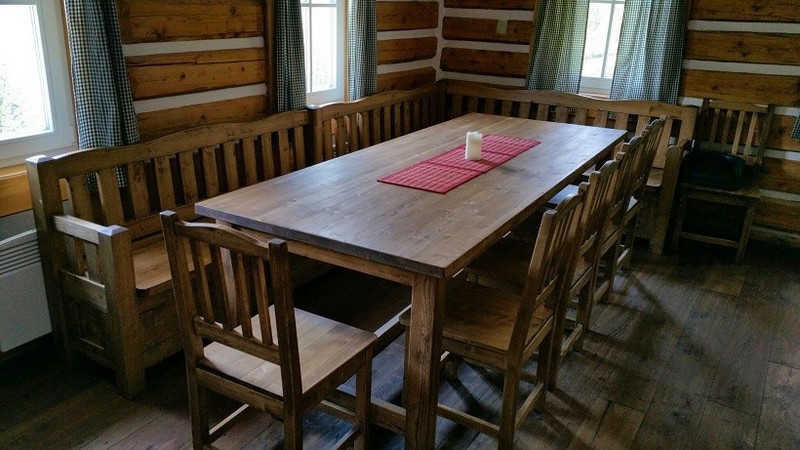 Jídelní stůl a židle z masivu - Truhlářství Miček 