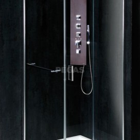 POLYSAN VITRA LINE zástěna bez držáku osušky, čtverec 900x900mm, pravá, čiré sklo ( BN5115R )