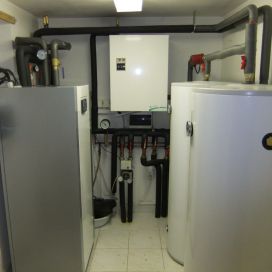 Vnitřní instalace tepelné čerpadlo Nibe