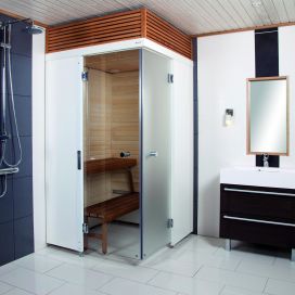 Skládací sauna Harvia SmartFold ABF - veletrhy bydlení