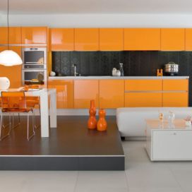 Moderní oranžová