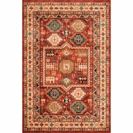 Perský kusový koberec Kashqai 4306/300, červený Habitat, a.s.
