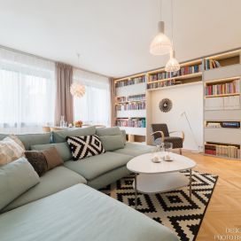 Rekonstrukce bytu ve skandinávském stylu