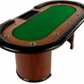 Tuin Royal Flush XXL pokerový stůl, 213 x 106 x 75cm, zelená Kokiskashop.cz