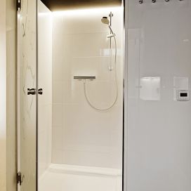 koupelna v malém bytě Adam Rujbr Architects