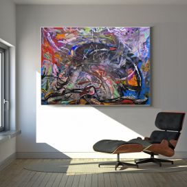 Jindřich Lípa PENDERECKÝ (acryl, plátno 100x140cm) 13.700 Kč