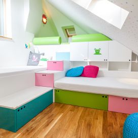 Dětský pokoj v podkroví Little design