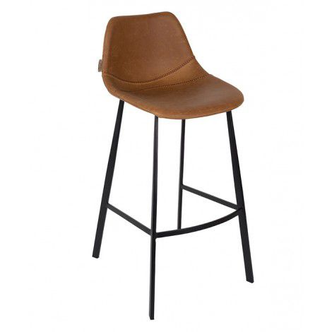 Sada 2 hnědých barových židlí Dutchbone Franky, výška 106 cm - Bonami.cz