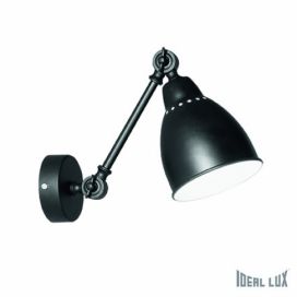 nástěnná lampa Ideal Lux Newton TL1 027852 E27 1x60W  - černá