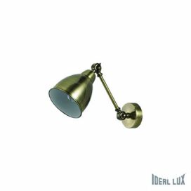 nástěnná lampa Ideal Lux Newton TL1 027876 E27 1x60W  - bronzová