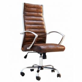 Design4life: INV Kancelářská židle MAURO kávová vintage