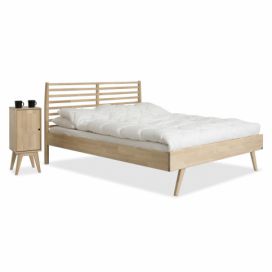Bonami.cz: Ručně vyráběná postel z masivního březového dřeva Kiteen Notte, 160 x 200 cm