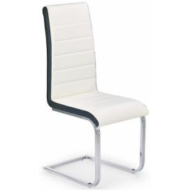Halmar Jídelní židle K132, černo-bílá