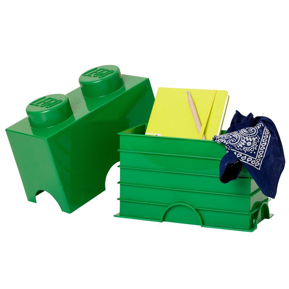 Zelený úložný dvojbox LEGO® - Bonami.cz