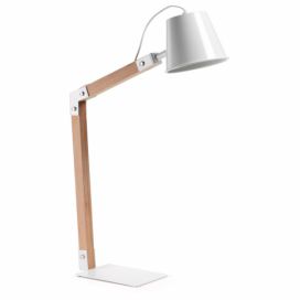 Designovynabytek.cz: Bílá stolní lampa La Forma Andra