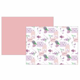 Home Elements Prostírání bavlna levandule růžová 33 x 45 cm
