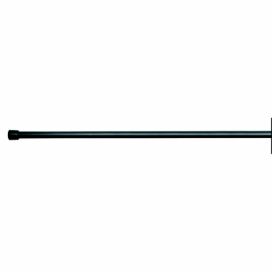 Černá tyč na sprchový závěs 66 - 107 cm Cameo S – iDesign