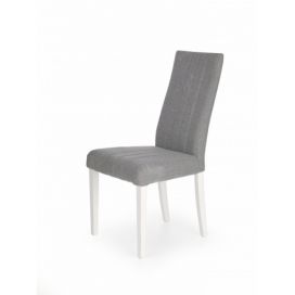 Jídelní židle DIEGO Halmar Bílá / šedá (INARI 91)