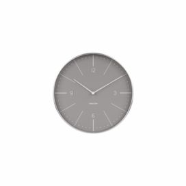 Designové nástěnné hodiny 5682GY Karlsson 28cm