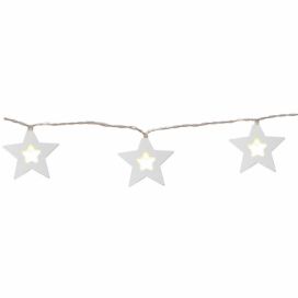 Světelný řetěz STAR TRADING Stars - bílý Homein.cz