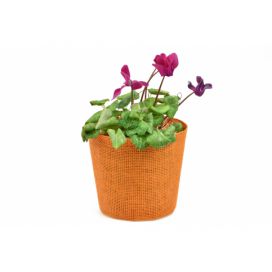 Vingo Květináč oranžový s igelitovou vložkou - 15 x 13 cm