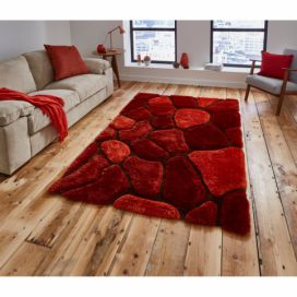 Bonami.cz: Tmavě červený koberec Think Rugs Noble House, 120 x 170