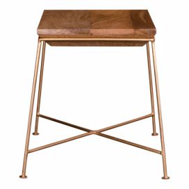 Bonami.cz: Příruční stolek s deskou z mangového dřeva House Nordic Dui