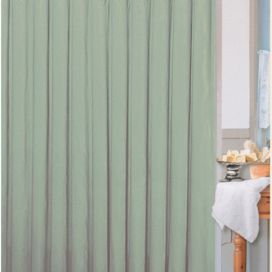 Vesna | Sprchový textilní závěs ZELENÝ 180x180 cm