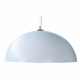 LuxD 16712 Lampa Glimer 70cm bílo-stříbrná závěsné svítidlo