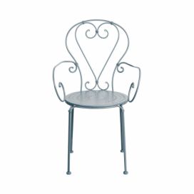Butlers.cz: CENTURY Židle s područkami - šedá