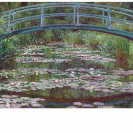 Reprodukce obrazu Claude Monet - The Japanese Footbridge, 50 x 40 cm