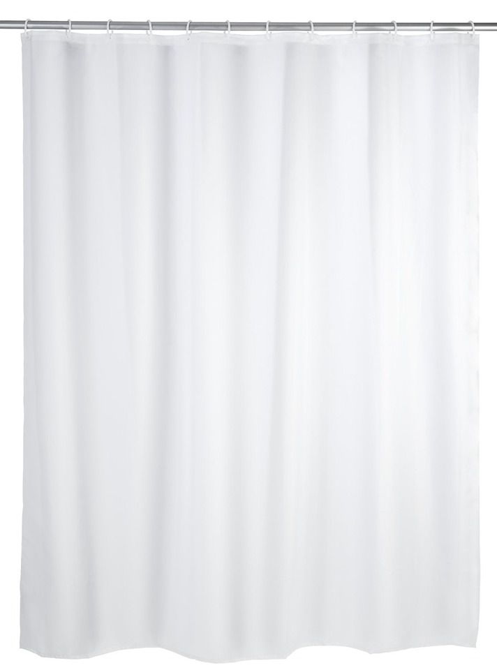 Sprchový závěs, textilní, PEVA, barva bílá, 120x200 cm, WENKO - Bonami.cz