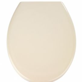 Světle růžové WC sedátko se snadným zavíráním Wenko Premium Ottana, 44,5 x 37,5 cm