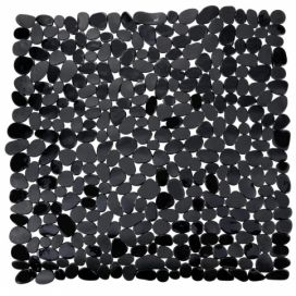 Wenko Protiskluzová podložka do sprchového koutu PARADISE, černá barva, 54 x 54 cm