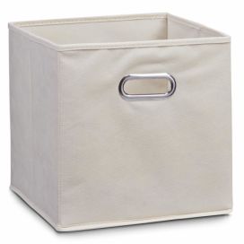 Úložný box pro skladování, béžová barva, 32 x 32 x 32 cm, ZELLER