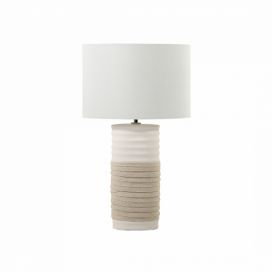Luxusní béžová noční stolní lampa NAVIA