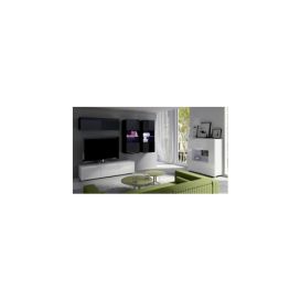 Gibmeble obývací stěna Calabrini 6 barevné provedení černobílá