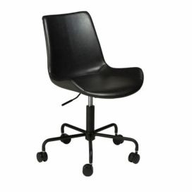 ​​​​​Dan-Form Černá koženková konferenční židle DAN-FORM Hype