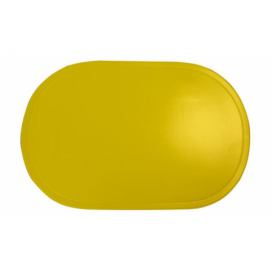 Plastové prostírání ovál TORO 29x44cm žluté