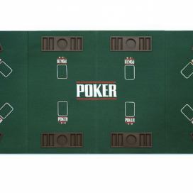 Garthen Skládací pokerová podložka 180 x 90 x 1.2 cm - 3. edice