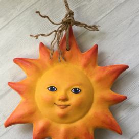 Sluníčko plastické do prostoru Keramika Andreas